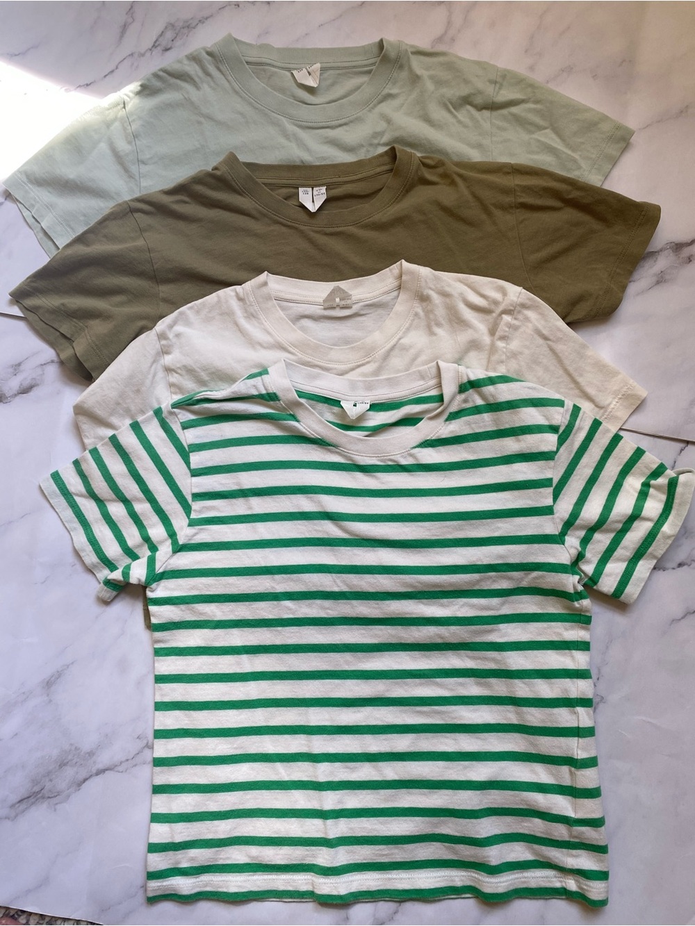 Arket kids classic Short Sleeve Crewneck Tee Pack sell all for $22
